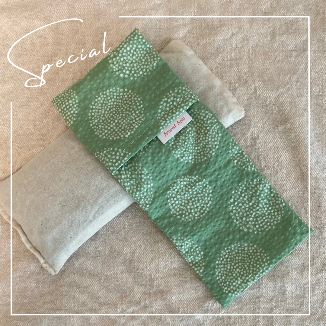 やさしいコットンのサッカー生地の本格ヨガアイピロー |Sweet Cotton Sucker Yoga Eye Pillow