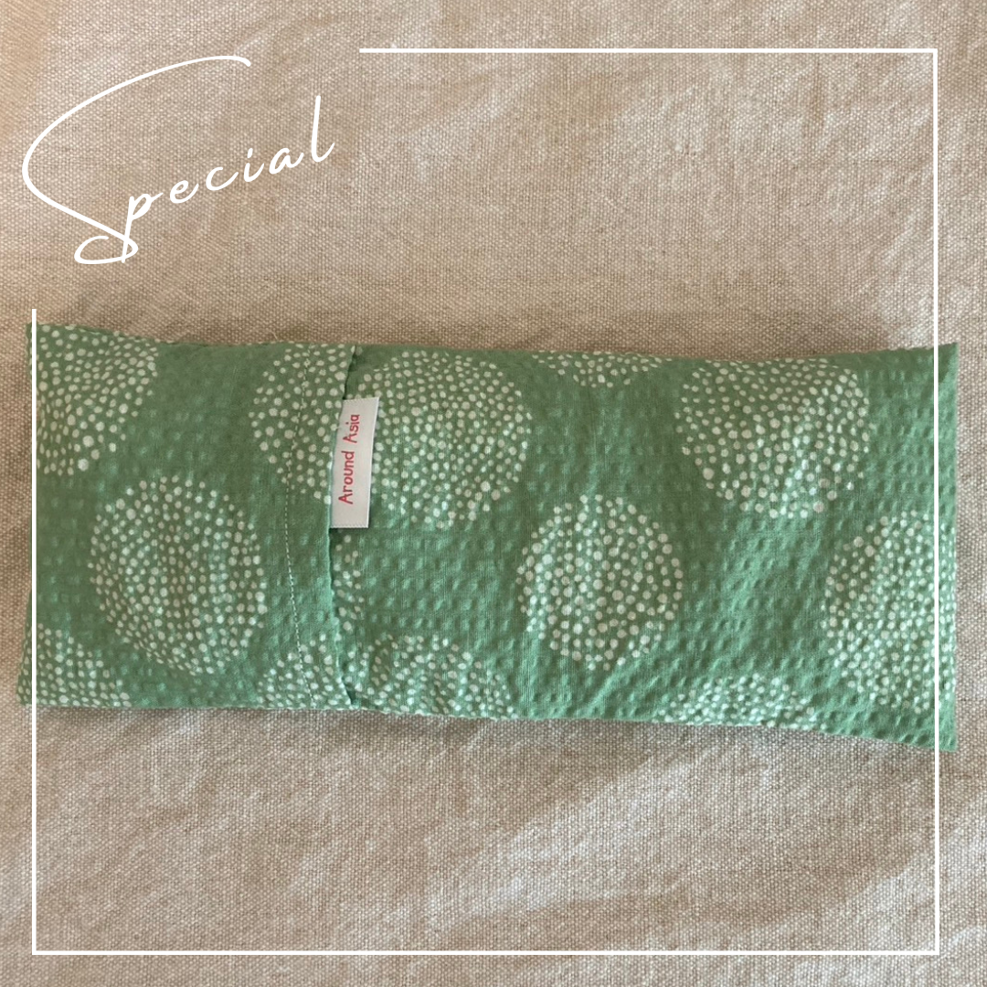 やさしいコットンのサッカー生地の本格ヨガアイピロー |Sweet Cotton Sucker Yoga Eye Pillow