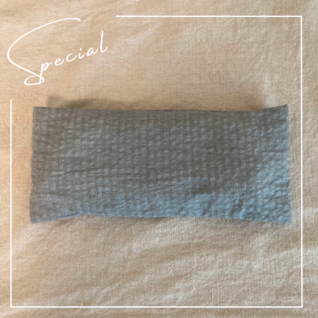 オーガニックコットンのサッカー生地の本格ヨガアイピロー | Organic Cotton Sucker Yoga Eye Pillow