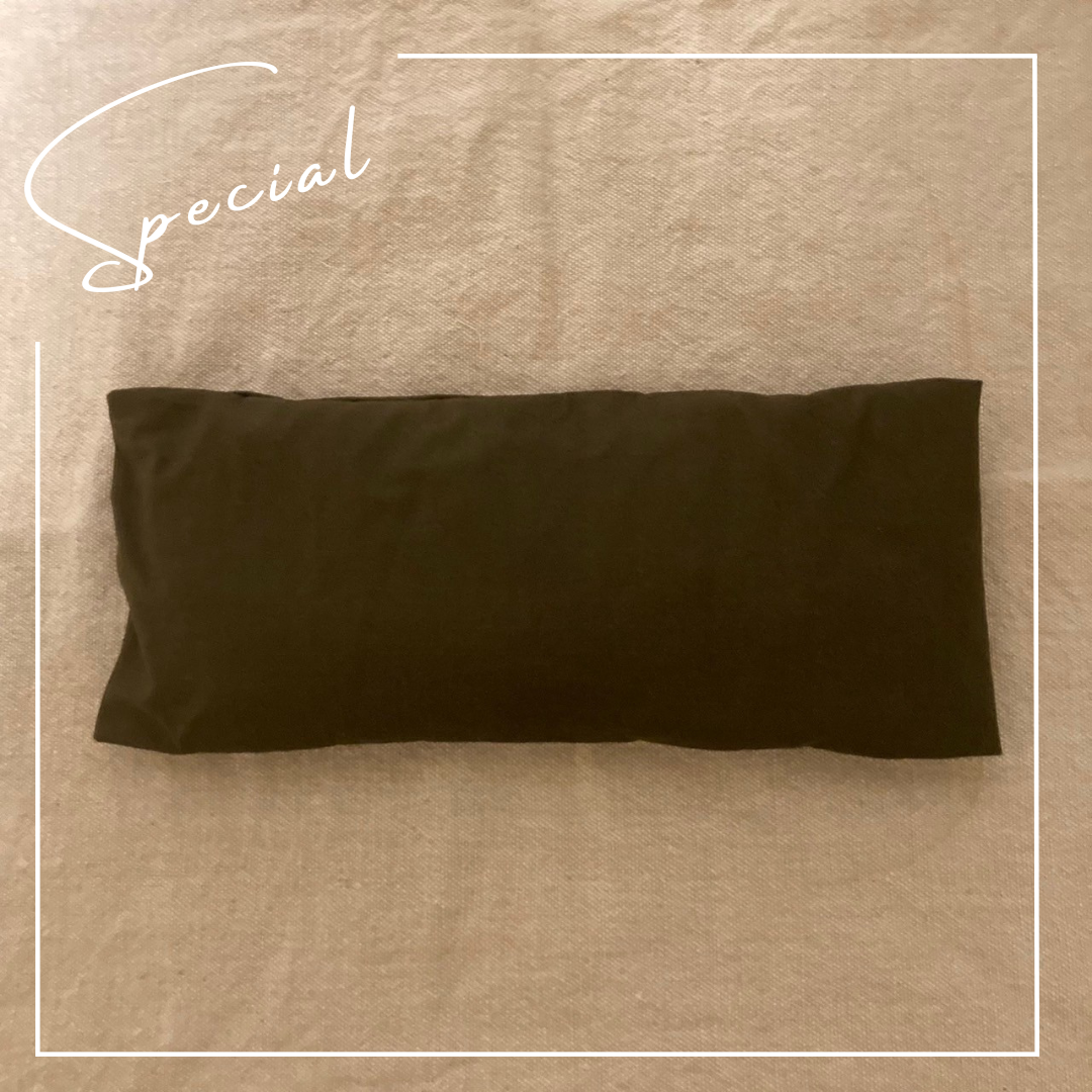 オーガニックコットンのリップストップ生地の本格ヨガアイピロー | Organic Cotton Ripstop Yoga Eye Pillow