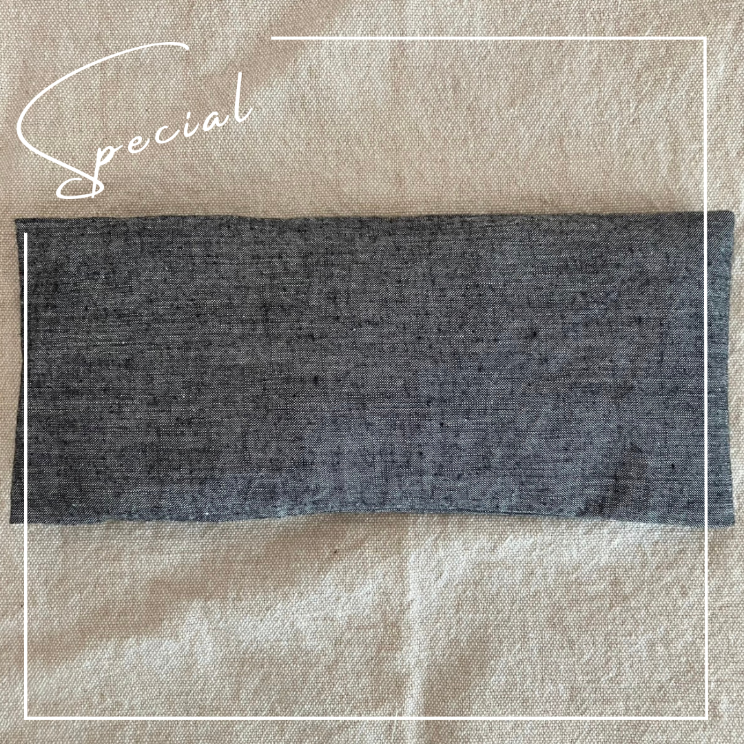 オーガニックコットンの 厚め生地のヨガアイピロー | Organic Cotton Thick Yoga Eye Pillow